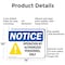Signmission Operation By Authorized Personnel Only OSHA Notice Sign, Aluminum, 14in W x 10in L, 2PK OS-2PACK-NS-A-1014-L-16303 - alternate 2